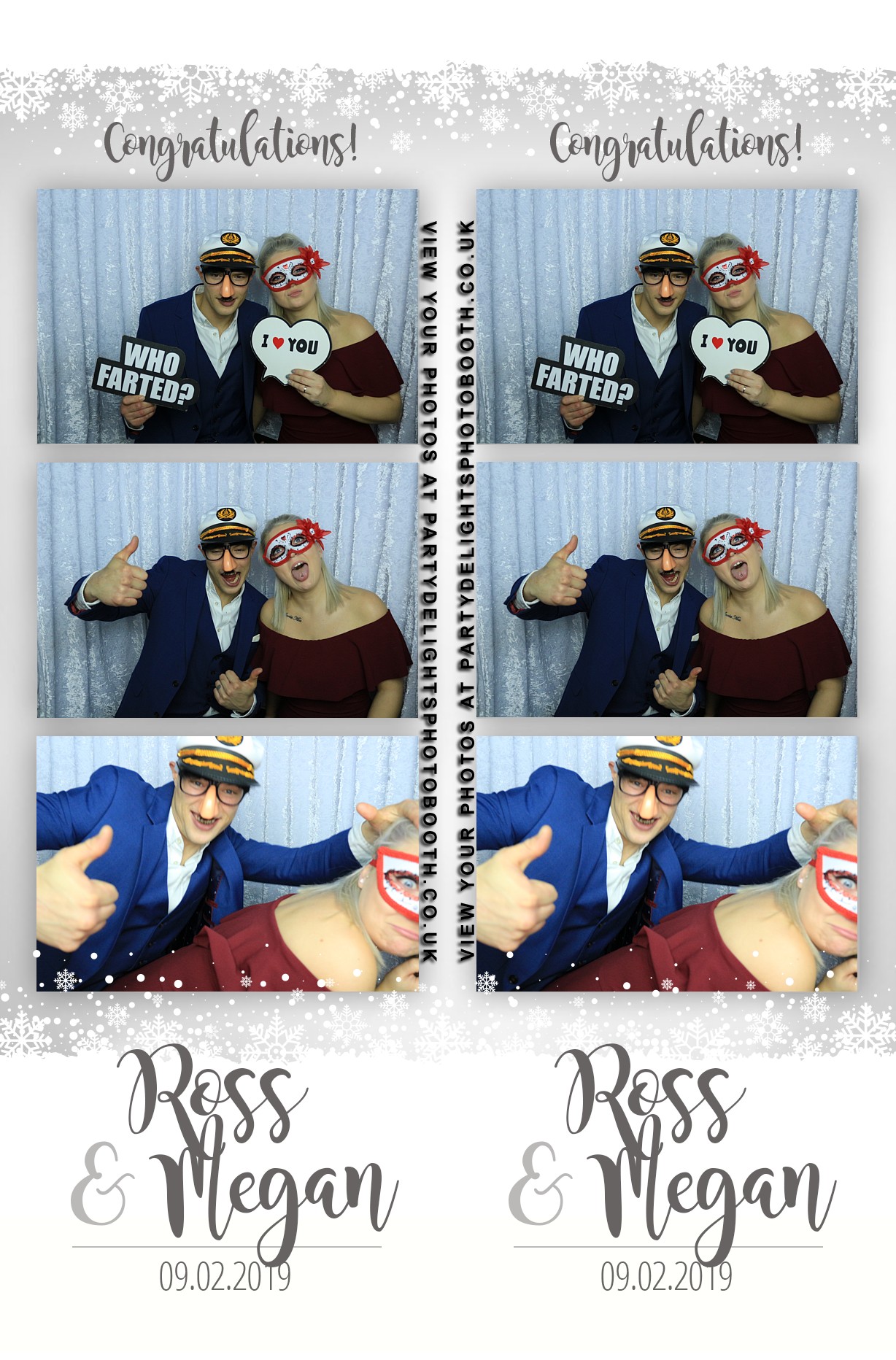 Ross and Megan’s Wedding - Prints | View more photos from the event at gallery.partydelightsphotobooth.co.uk/u/PartyDelightsPhotoBooth/Ross-and-Megan’s-Wedding-Prints
